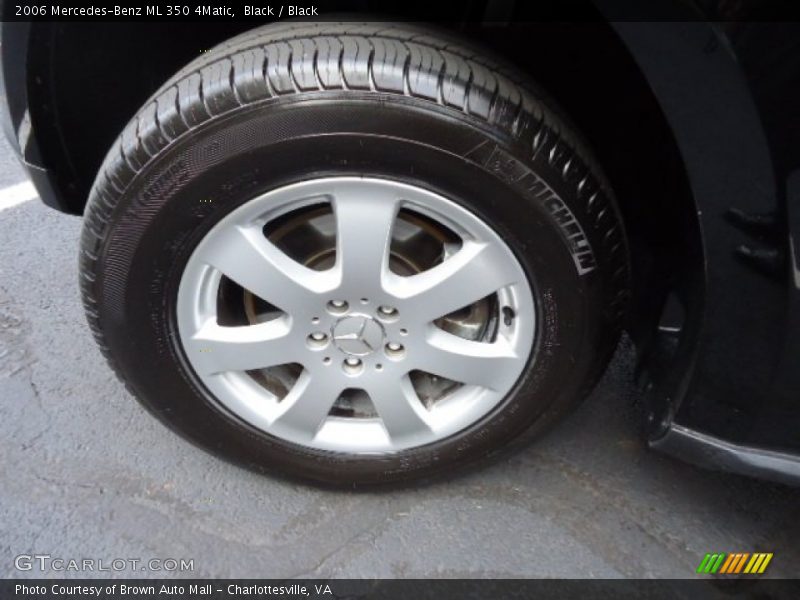 Black / Black 2006 Mercedes-Benz ML 350 4Matic