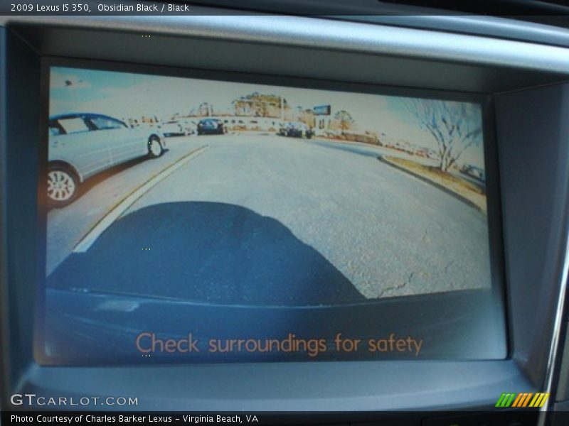 Obsidian Black / Black 2009 Lexus IS 350