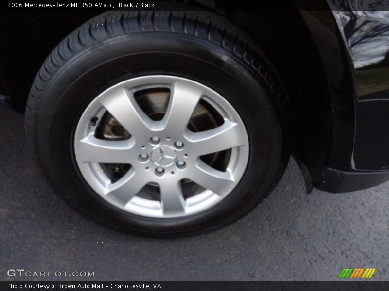 Black / Black 2006 Mercedes-Benz ML 350 4Matic