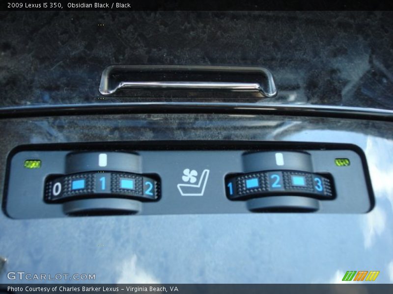 Obsidian Black / Black 2009 Lexus IS 350