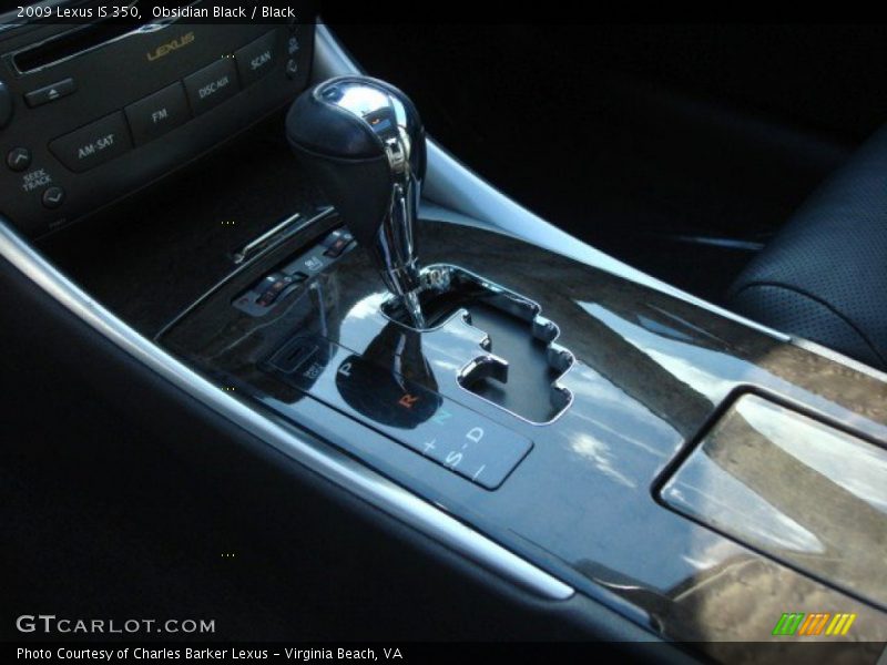 Obsidian Black / Black 2009 Lexus IS 350