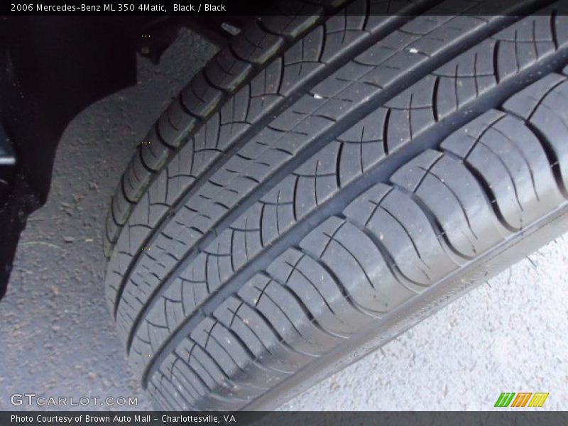Black / Black 2006 Mercedes-Benz ML 350 4Matic