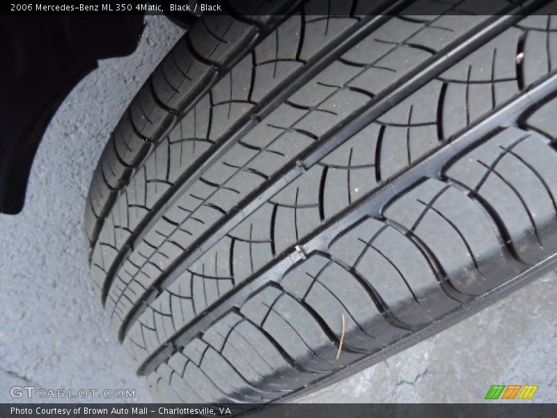 Black / Black 2006 Mercedes-Benz ML 350 4Matic