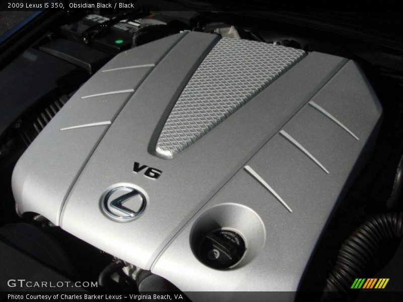 Obsidian Black / Black 2009 Lexus IS 350