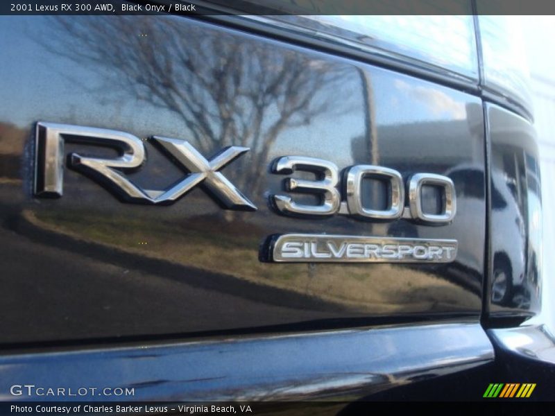 Black Onyx / Black 2001 Lexus RX 300 AWD