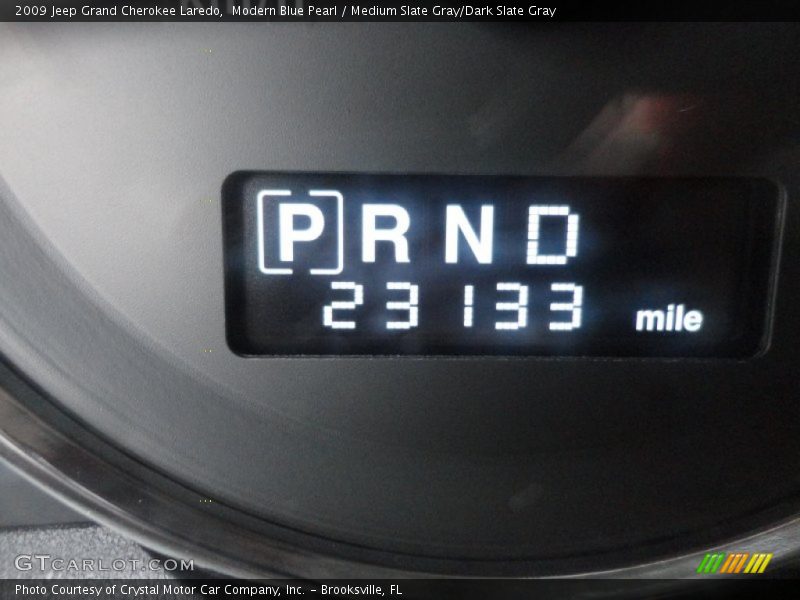 Modern Blue Pearl / Medium Slate Gray/Dark Slate Gray 2009 Jeep Grand Cherokee Laredo