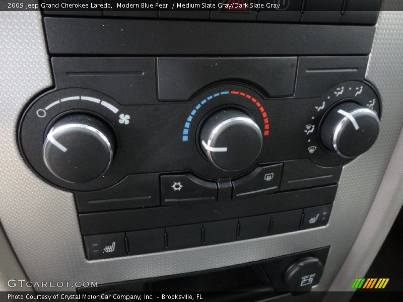 Modern Blue Pearl / Medium Slate Gray/Dark Slate Gray 2009 Jeep Grand Cherokee Laredo