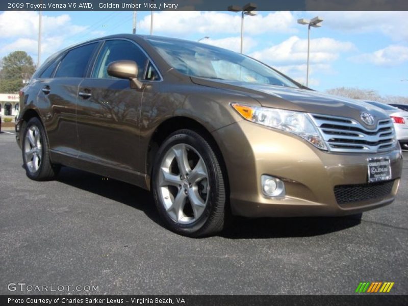 Golden Umber Mica / Ivory 2009 Toyota Venza V6 AWD