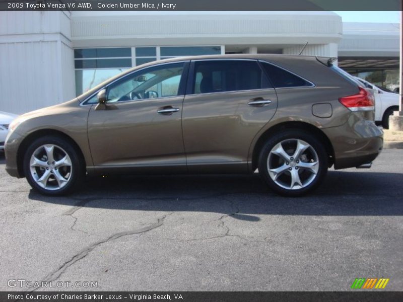 Golden Umber Mica / Ivory 2009 Toyota Venza V6 AWD