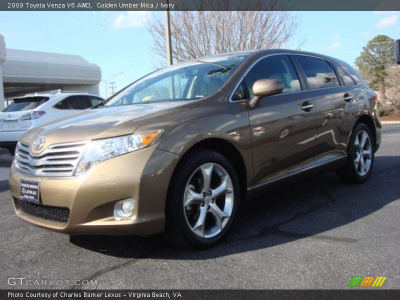Golden Umber Mica / Ivory 2009 Toyota Venza V6 AWD