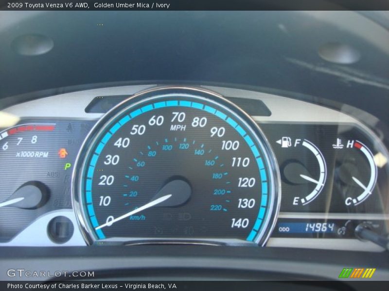 Golden Umber Mica / Ivory 2009 Toyota Venza V6 AWD