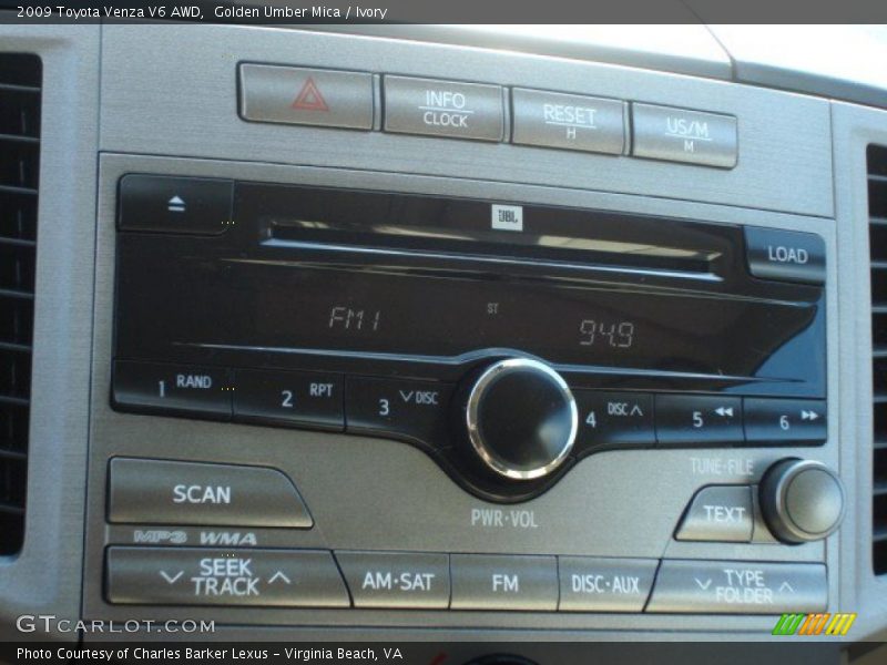 Golden Umber Mica / Ivory 2009 Toyota Venza V6 AWD