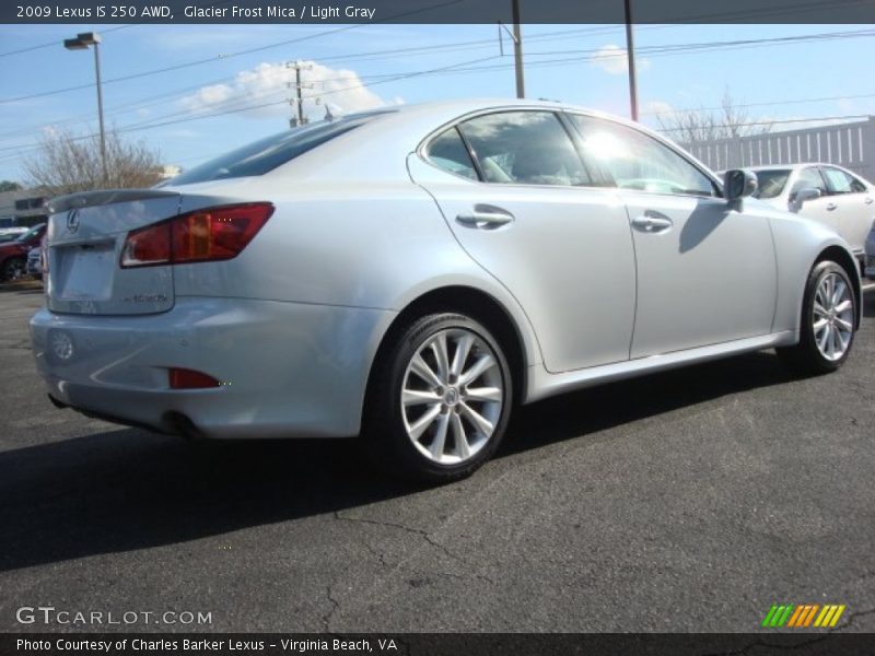 Glacier Frost Mica / Light Gray 2009 Lexus IS 250 AWD