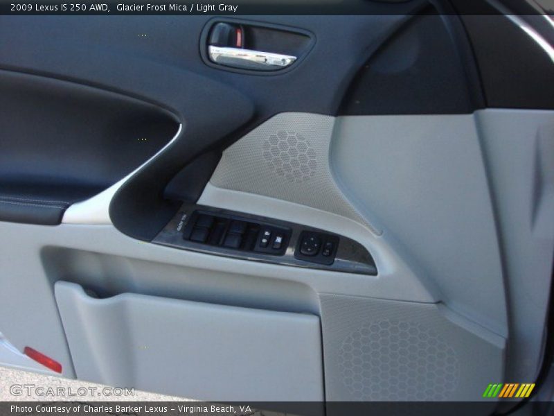 Glacier Frost Mica / Light Gray 2009 Lexus IS 250 AWD