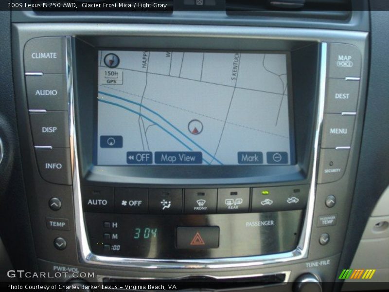 Glacier Frost Mica / Light Gray 2009 Lexus IS 250 AWD