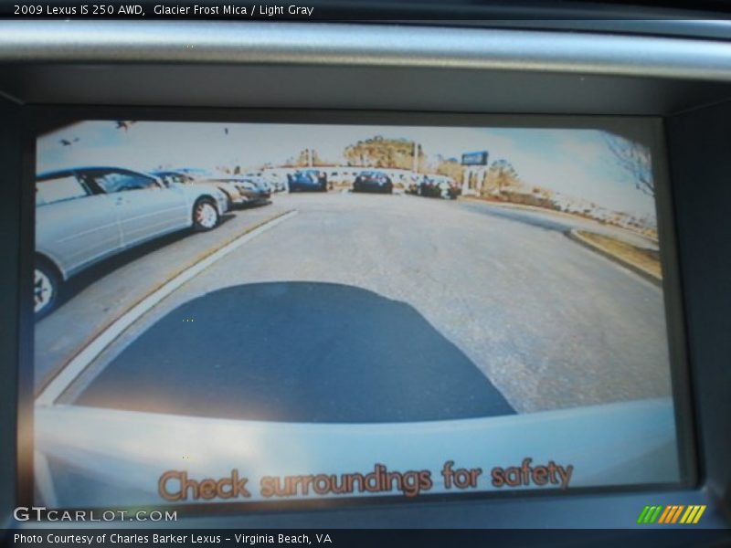 Glacier Frost Mica / Light Gray 2009 Lexus IS 250 AWD