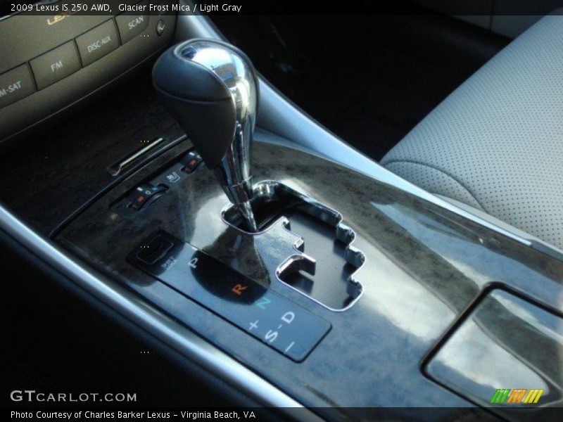 Glacier Frost Mica / Light Gray 2009 Lexus IS 250 AWD