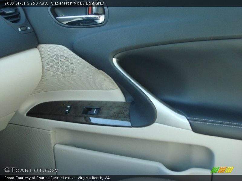 Glacier Frost Mica / Light Gray 2009 Lexus IS 250 AWD
