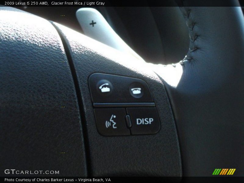 Glacier Frost Mica / Light Gray 2009 Lexus IS 250 AWD
