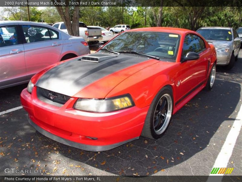 Front 3/4 View of 2003 Mustang Mach 1 Coupe