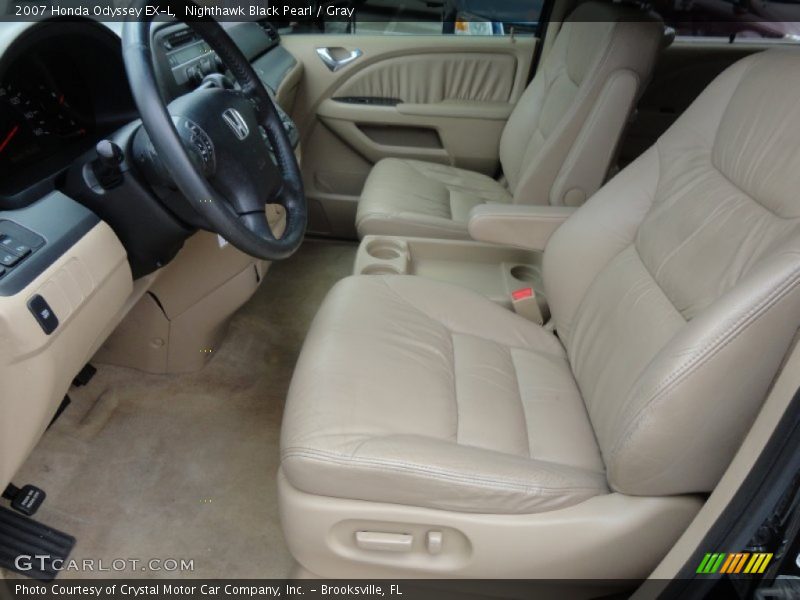 Nighthawk Black Pearl / Gray 2007 Honda Odyssey EX-L