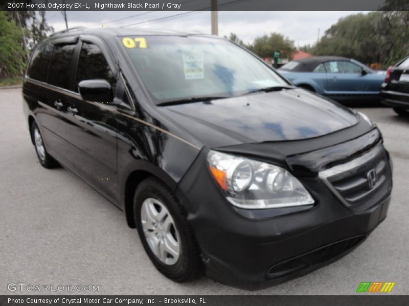 Nighthawk Black Pearl / Gray 2007 Honda Odyssey EX-L