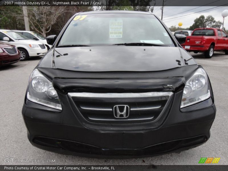 Nighthawk Black Pearl / Gray 2007 Honda Odyssey EX-L