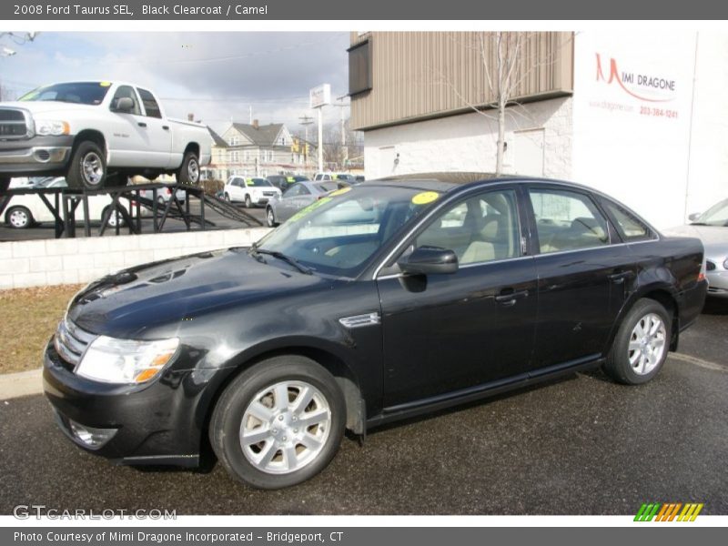 Black Clearcoat / Camel 2008 Ford Taurus SEL