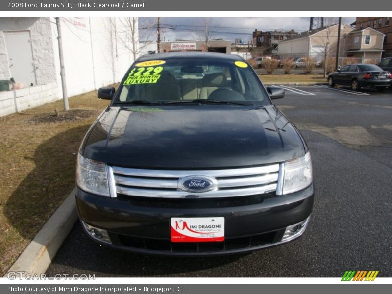 Black Clearcoat / Camel 2008 Ford Taurus SEL