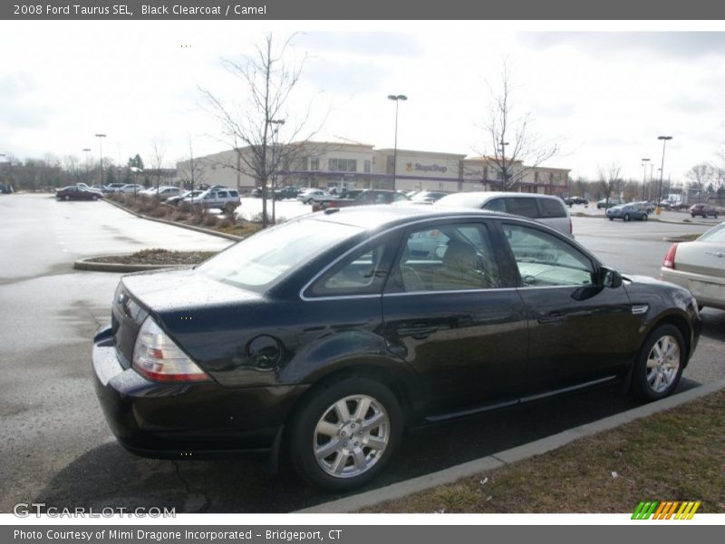 Black Clearcoat / Camel 2008 Ford Taurus SEL
