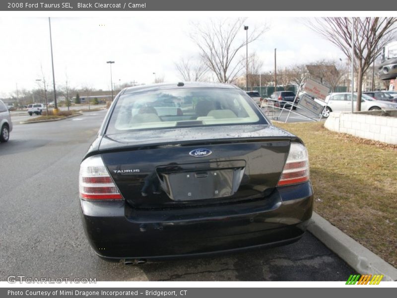Black Clearcoat / Camel 2008 Ford Taurus SEL