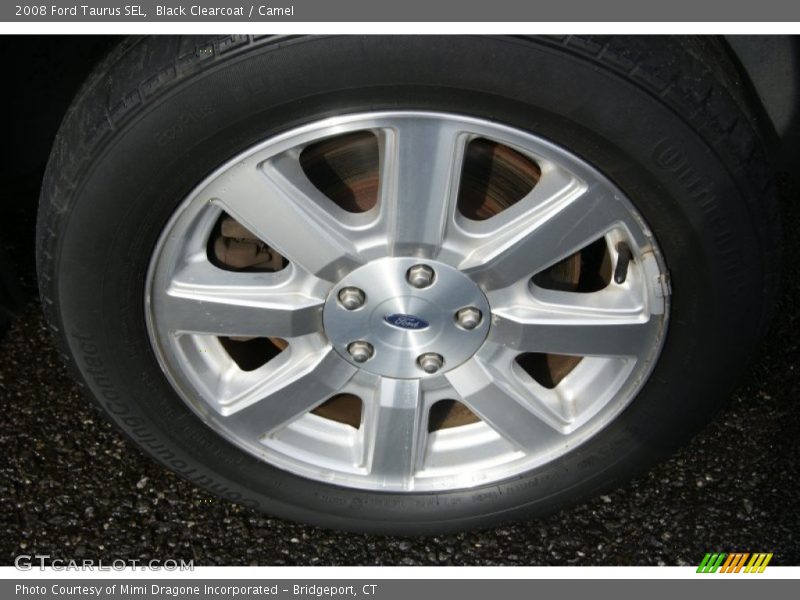 Black Clearcoat / Camel 2008 Ford Taurus SEL