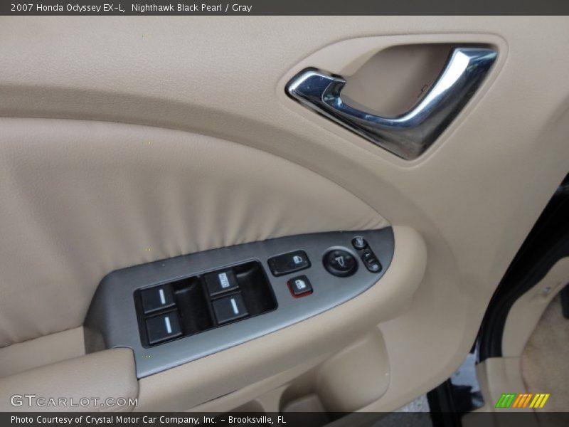 Nighthawk Black Pearl / Gray 2007 Honda Odyssey EX-L