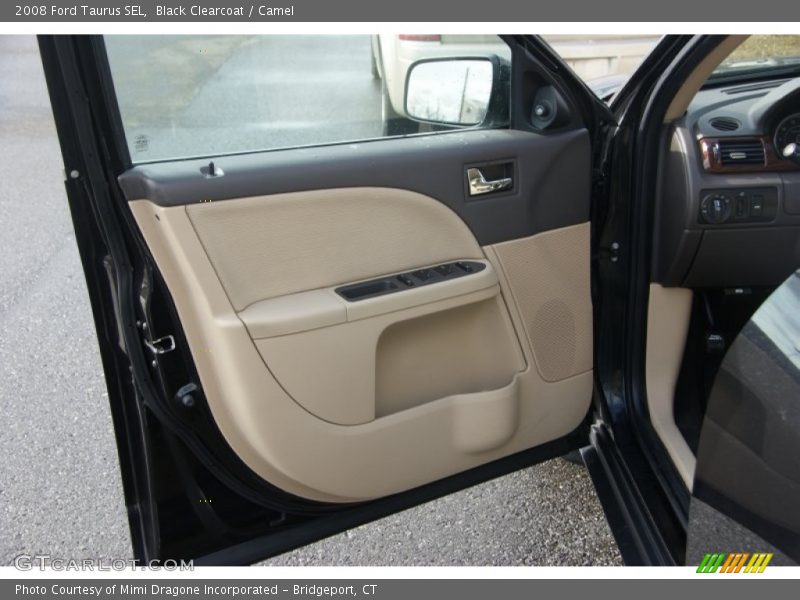 Black Clearcoat / Camel 2008 Ford Taurus SEL