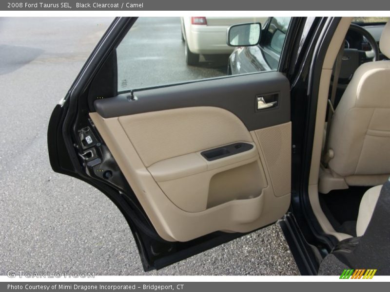 Black Clearcoat / Camel 2008 Ford Taurus SEL