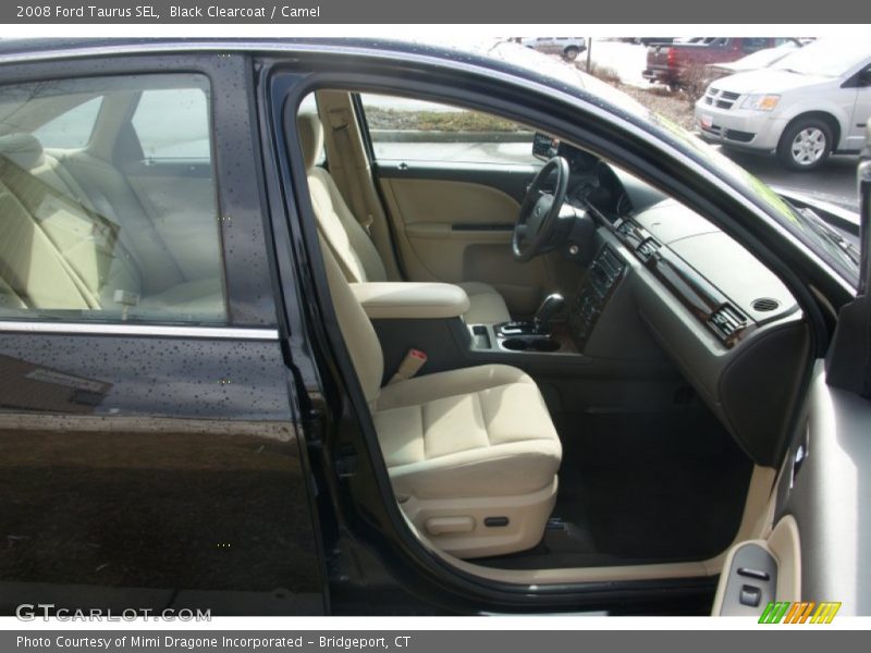 Black Clearcoat / Camel 2008 Ford Taurus SEL
