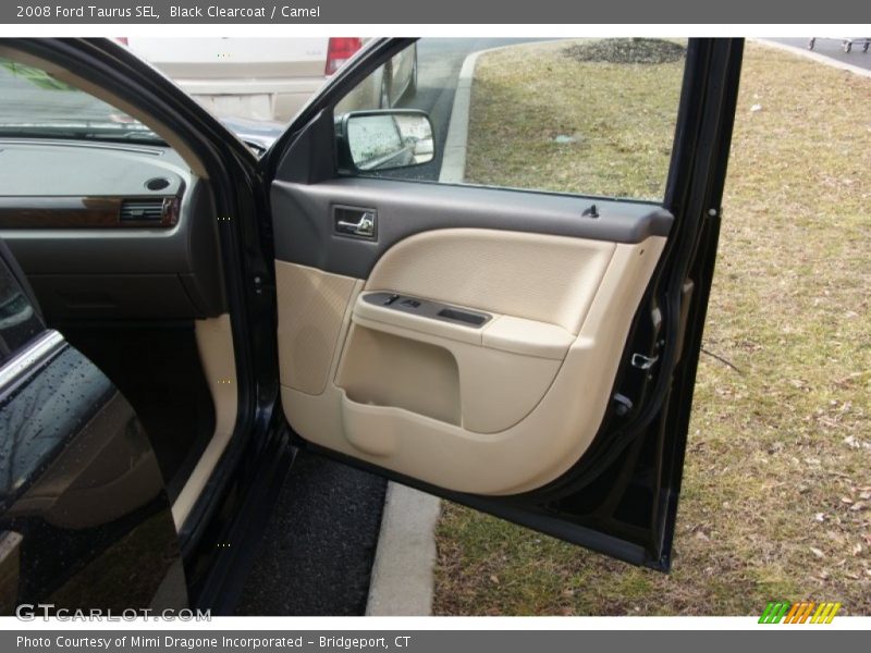 Black Clearcoat / Camel 2008 Ford Taurus SEL