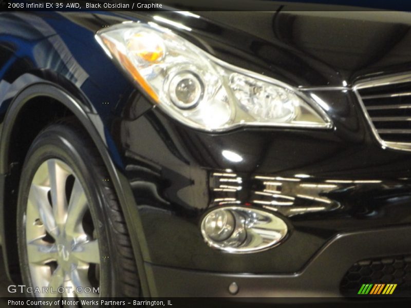Black Obsidian / Graphite 2008 Infiniti EX 35 AWD