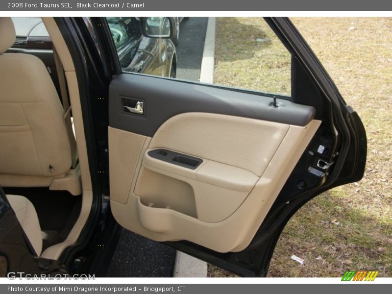Black Clearcoat / Camel 2008 Ford Taurus SEL