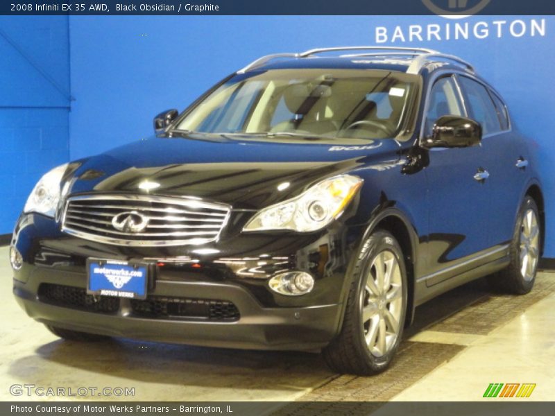Black Obsidian / Graphite 2008 Infiniti EX 35 AWD