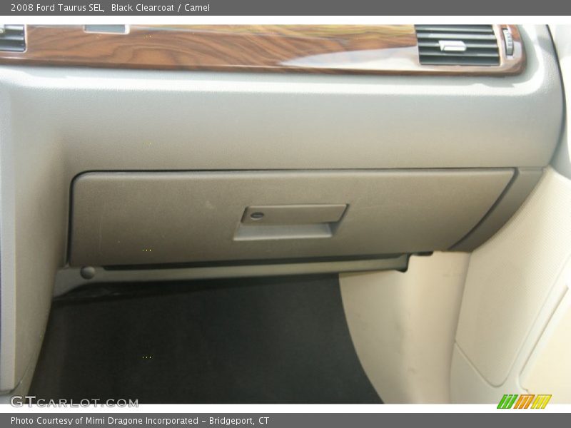 Black Clearcoat / Camel 2008 Ford Taurus SEL