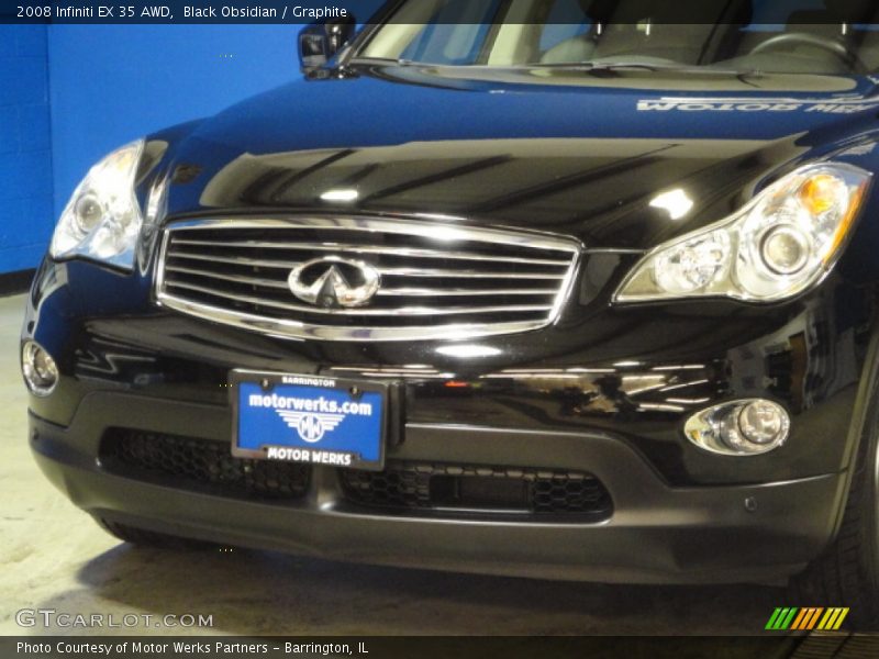 Black Obsidian / Graphite 2008 Infiniti EX 35 AWD