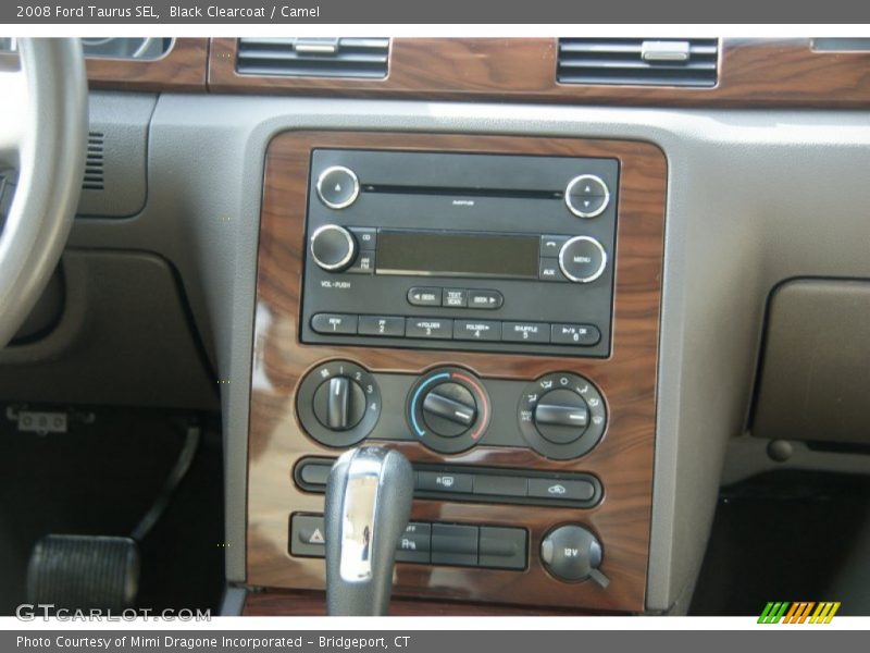 Black Clearcoat / Camel 2008 Ford Taurus SEL