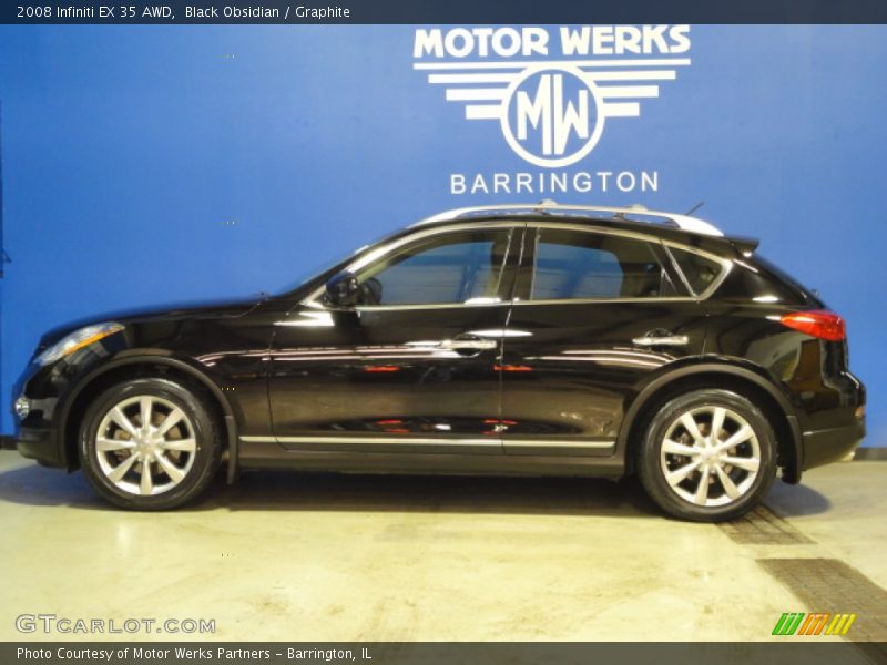 Black Obsidian / Graphite 2008 Infiniti EX 35 AWD
