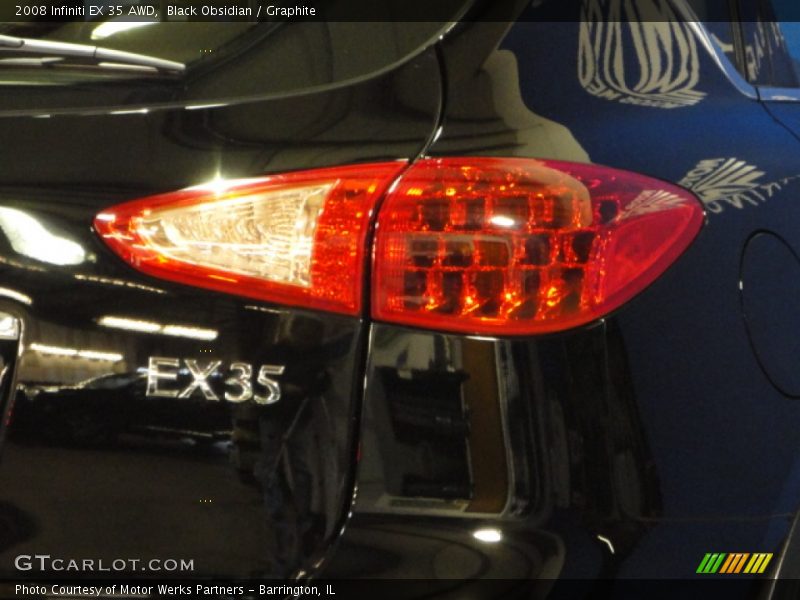 Black Obsidian / Graphite 2008 Infiniti EX 35 AWD