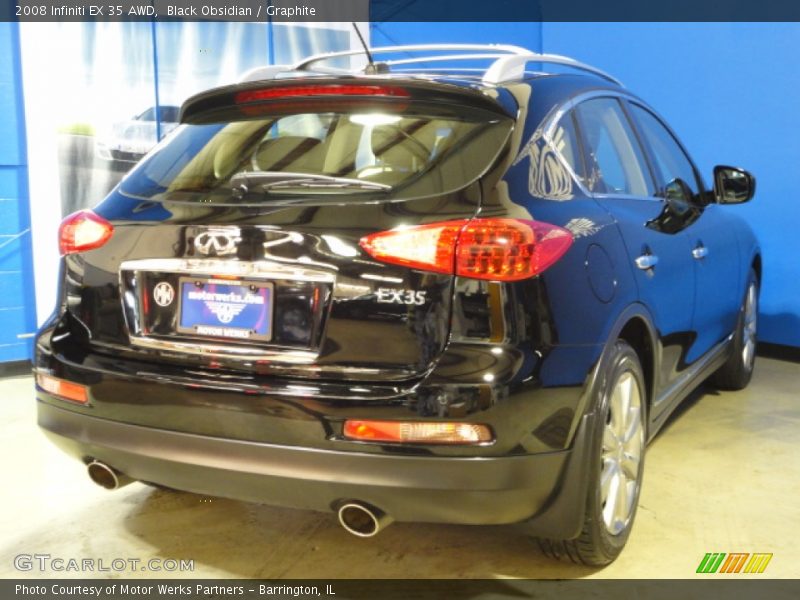 Black Obsidian / Graphite 2008 Infiniti EX 35 AWD