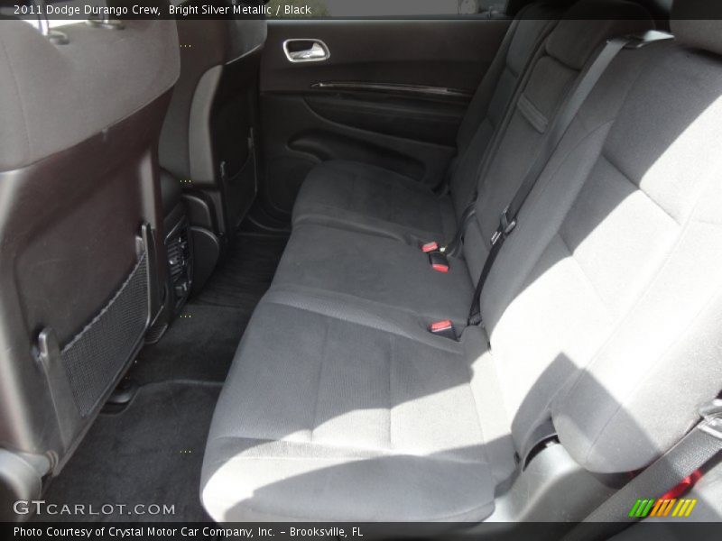 Bright Silver Metallic / Black 2011 Dodge Durango Crew