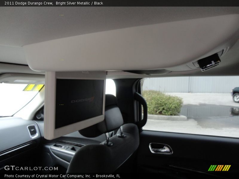 Bright Silver Metallic / Black 2011 Dodge Durango Crew