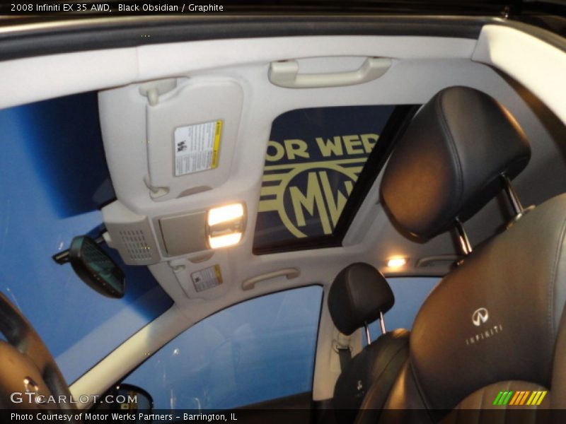 Black Obsidian / Graphite 2008 Infiniti EX 35 AWD