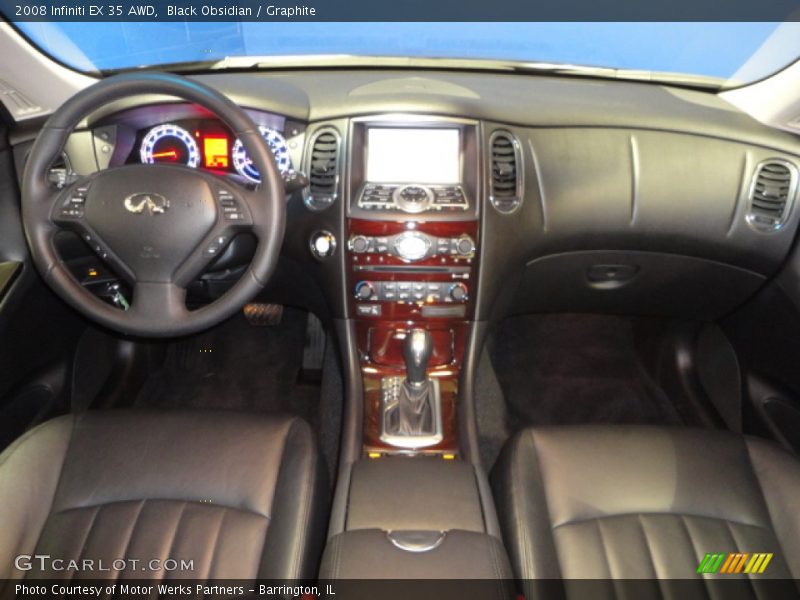 Black Obsidian / Graphite 2008 Infiniti EX 35 AWD